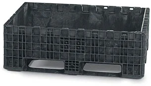 Fixed-wall plastic bulk bin
